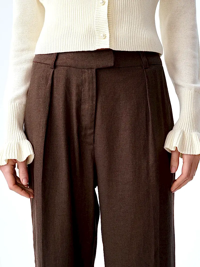Pearl Trouser in Chocolate
