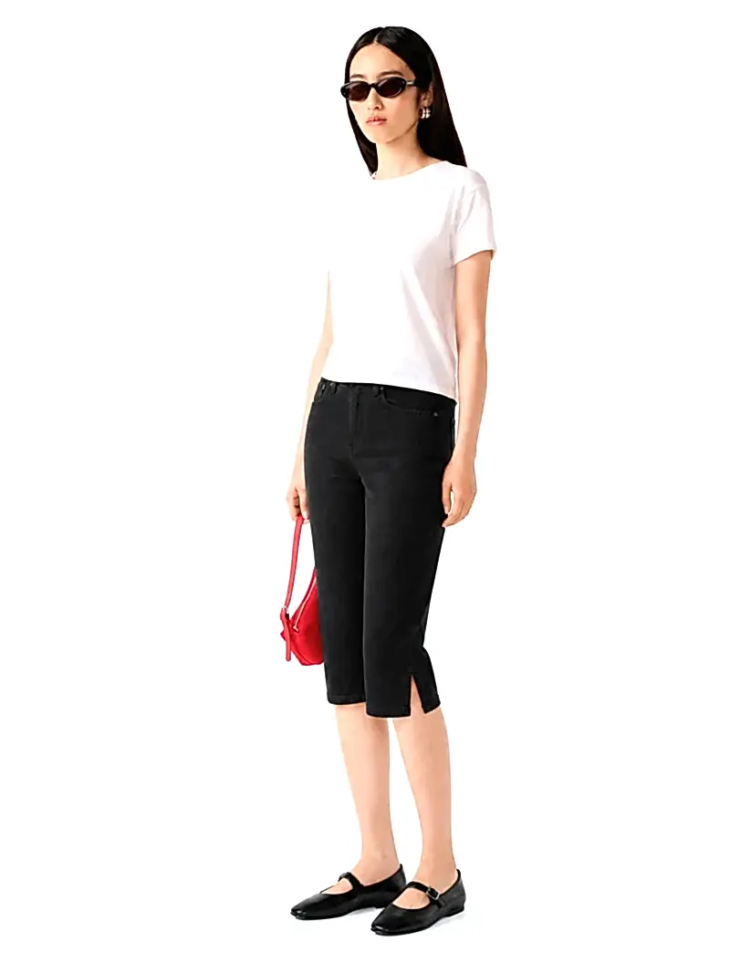 Rhone Capri Jean in Black