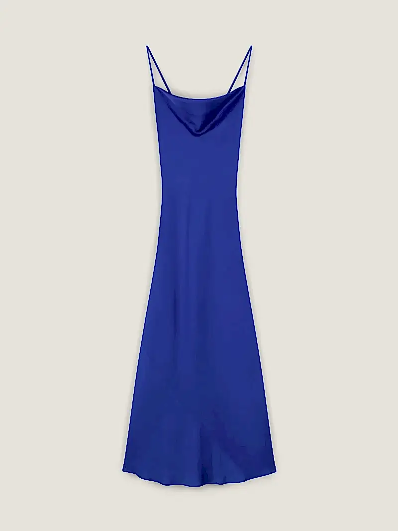 Riviera Dress in Cobalt