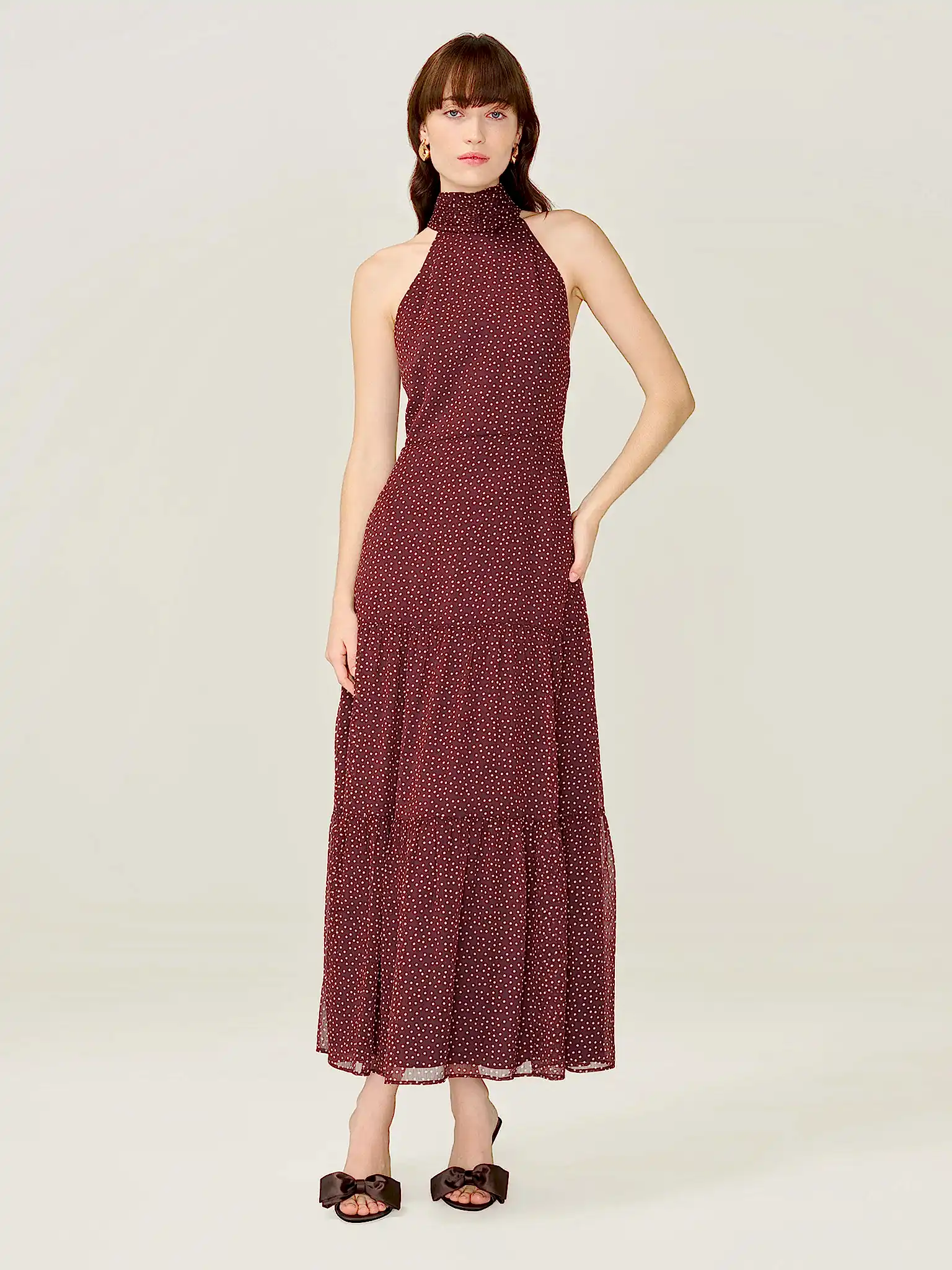 Romeo Dress in Chocolate