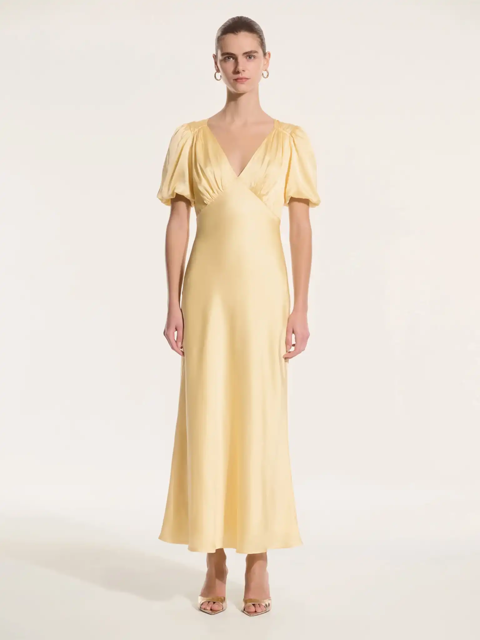 Rosie Dress in Vintage Yellow