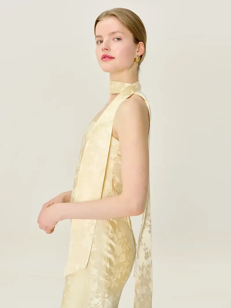 Scarlett Scarf in Double Cream
