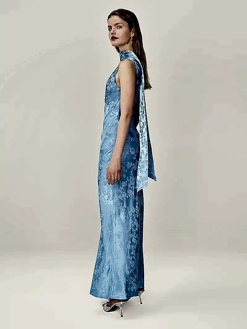 Scarlett Scarf in Vista Blue