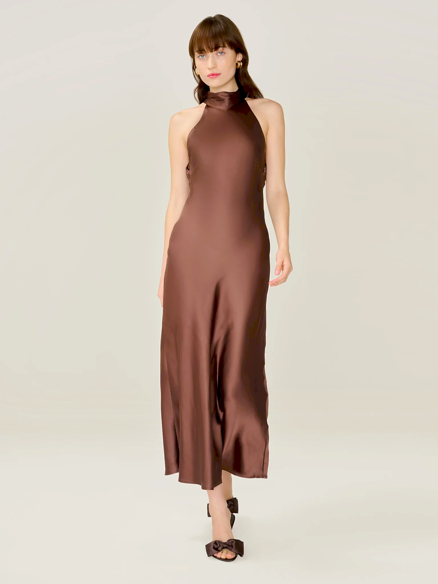 Seychelles Dress in Chocolate