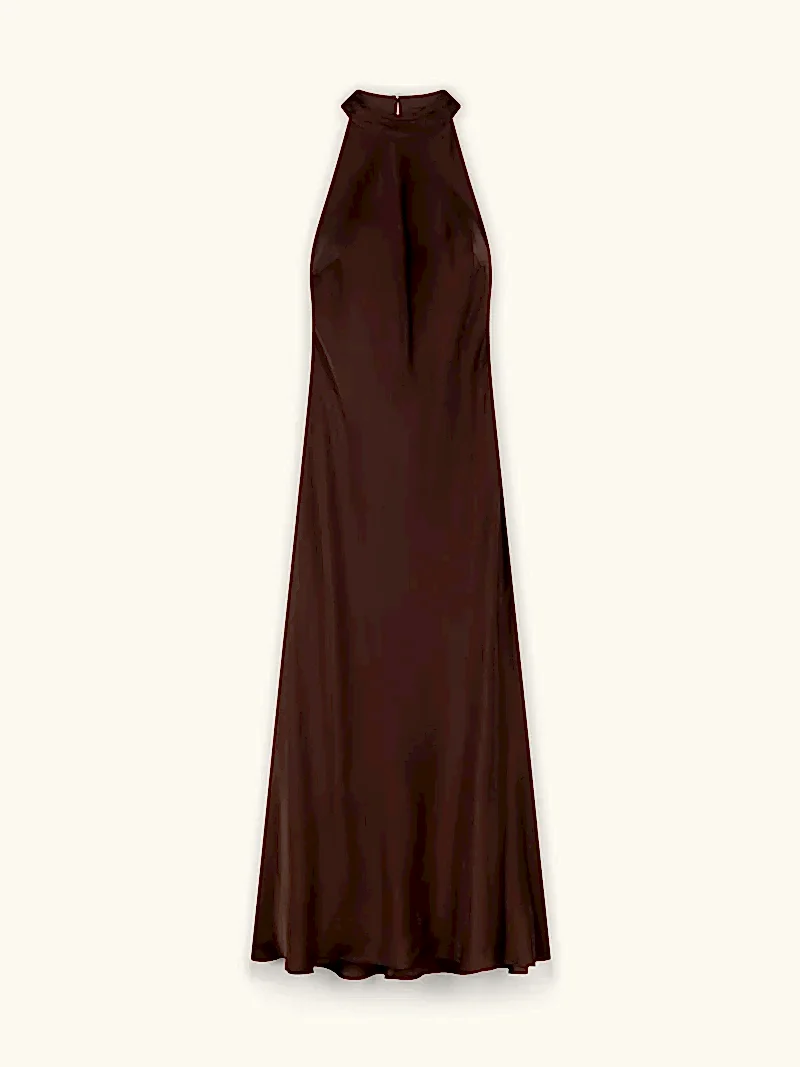 Seychelles Dress in Chocolate
