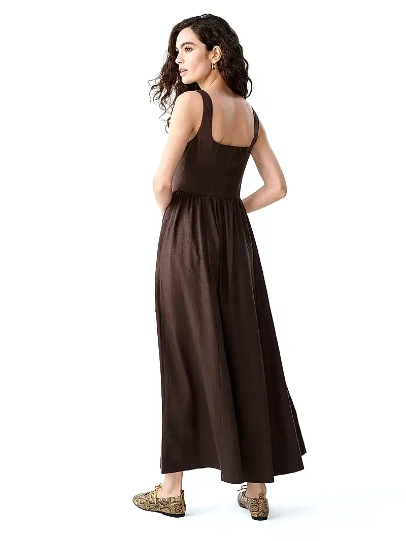 Suri Dress in Chocolate