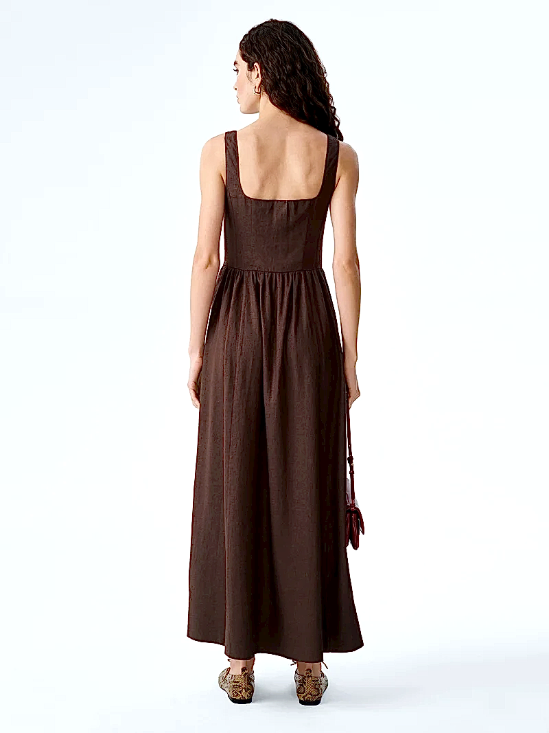 Suri Dress in Chocolate