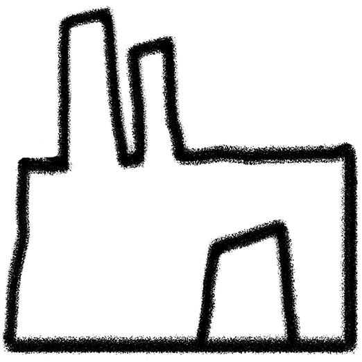 Sustainability factory icon