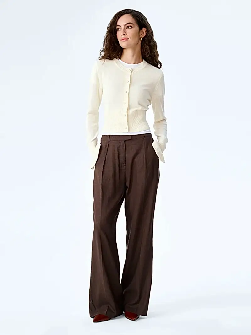 Pearl Trouser in Chocolate