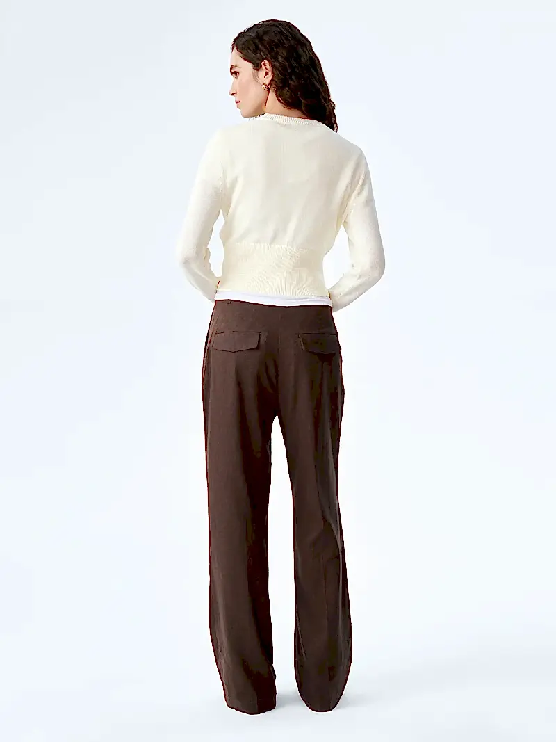 Pearl Trouser in Chocolate