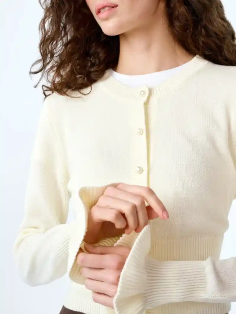 Sylvie Cardigan in White