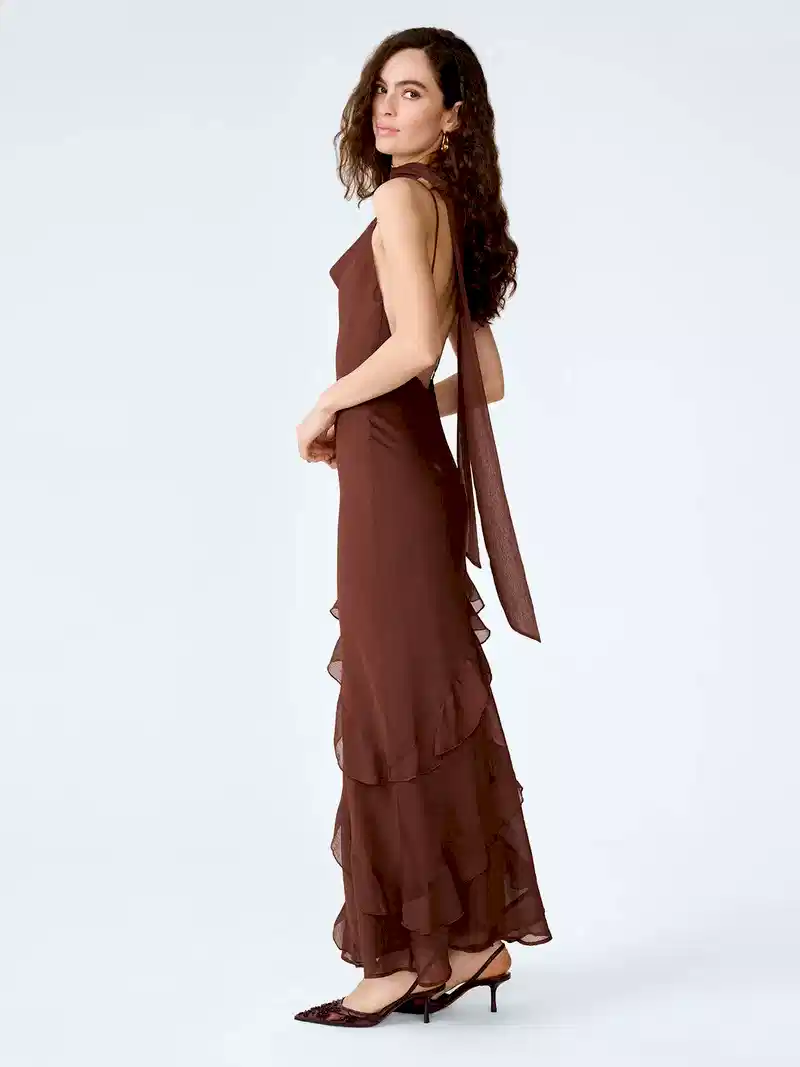 Taylor Dress in Chocolate
