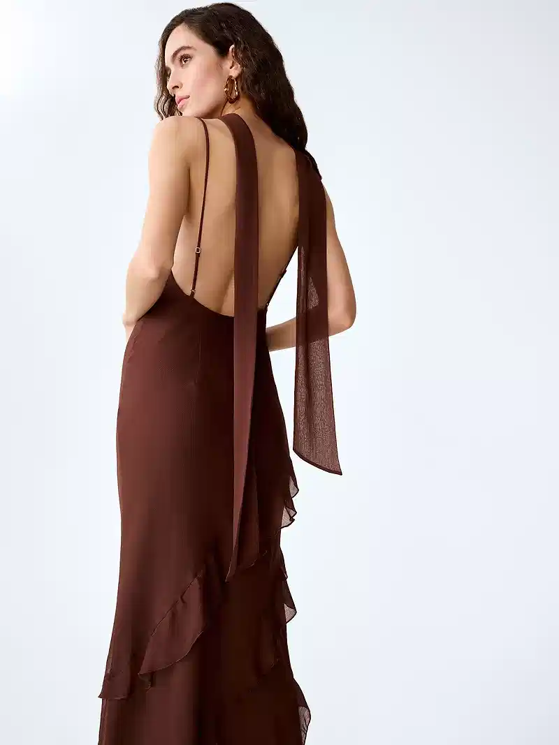 Taylor Dress in Chocolate