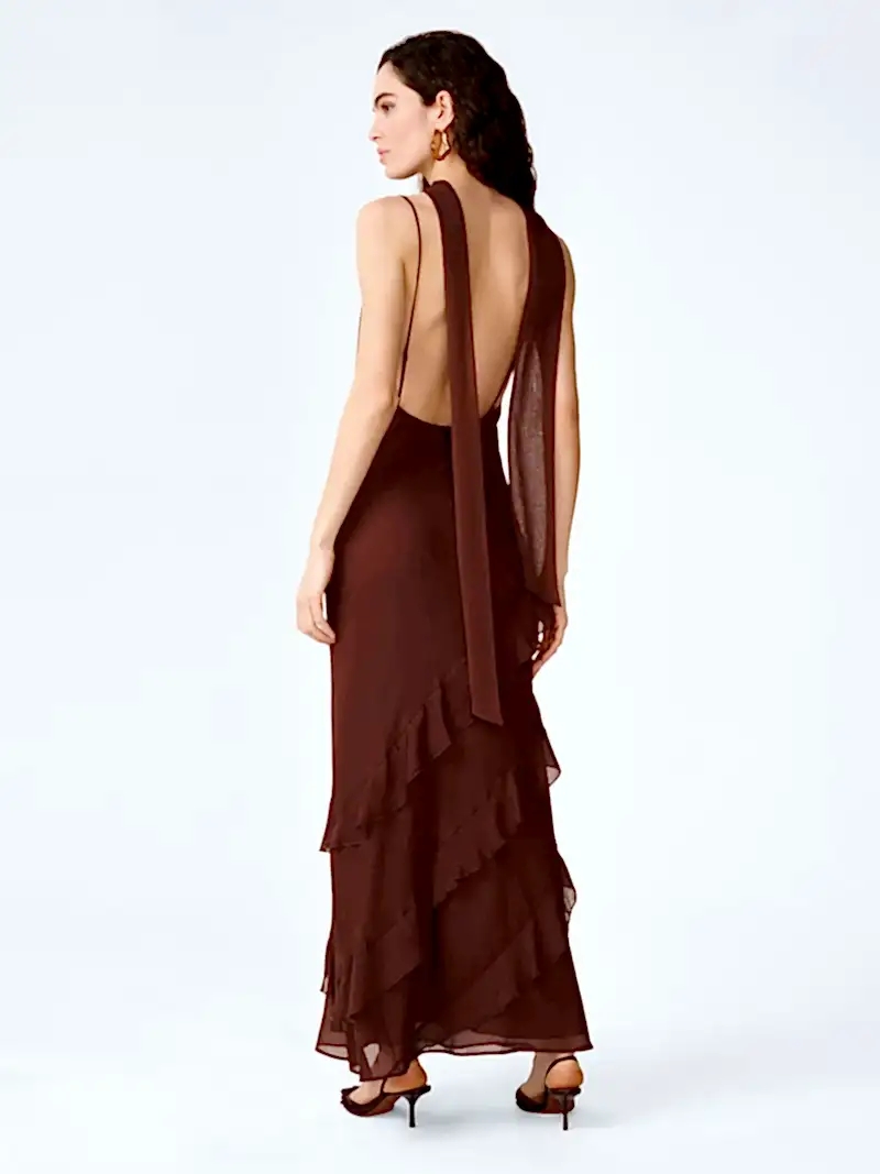 Taylor Dress in Chocolate