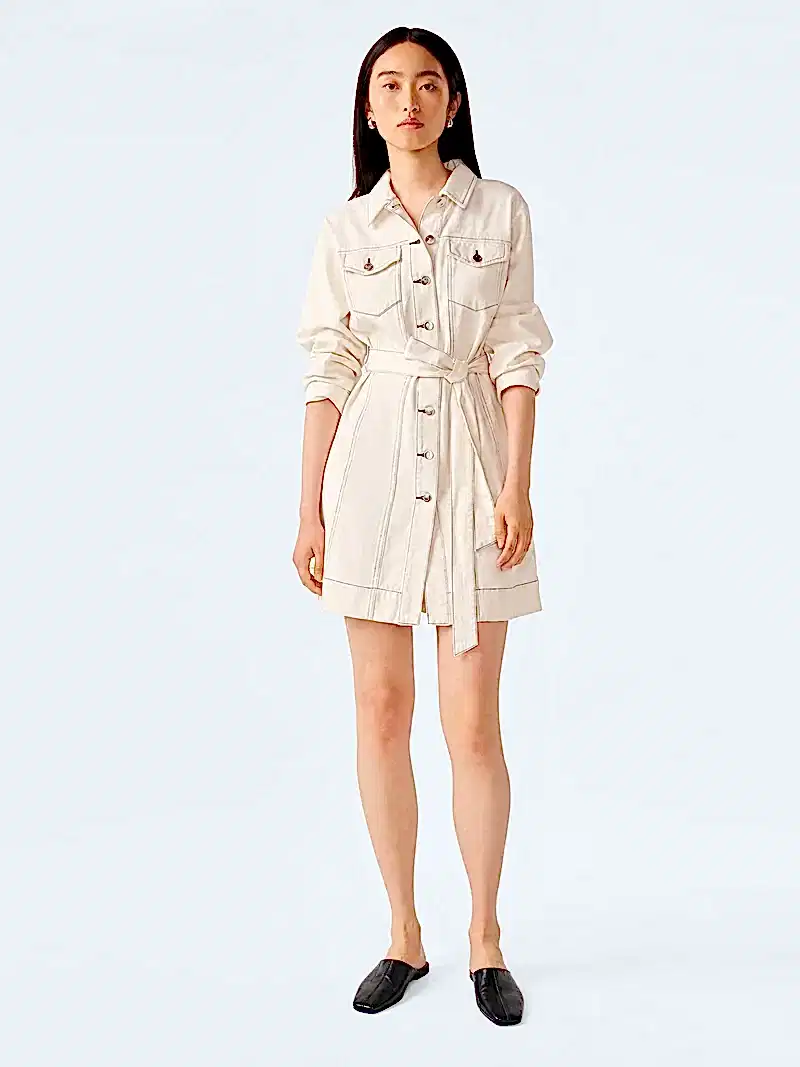 Vera Dress in Ecru
