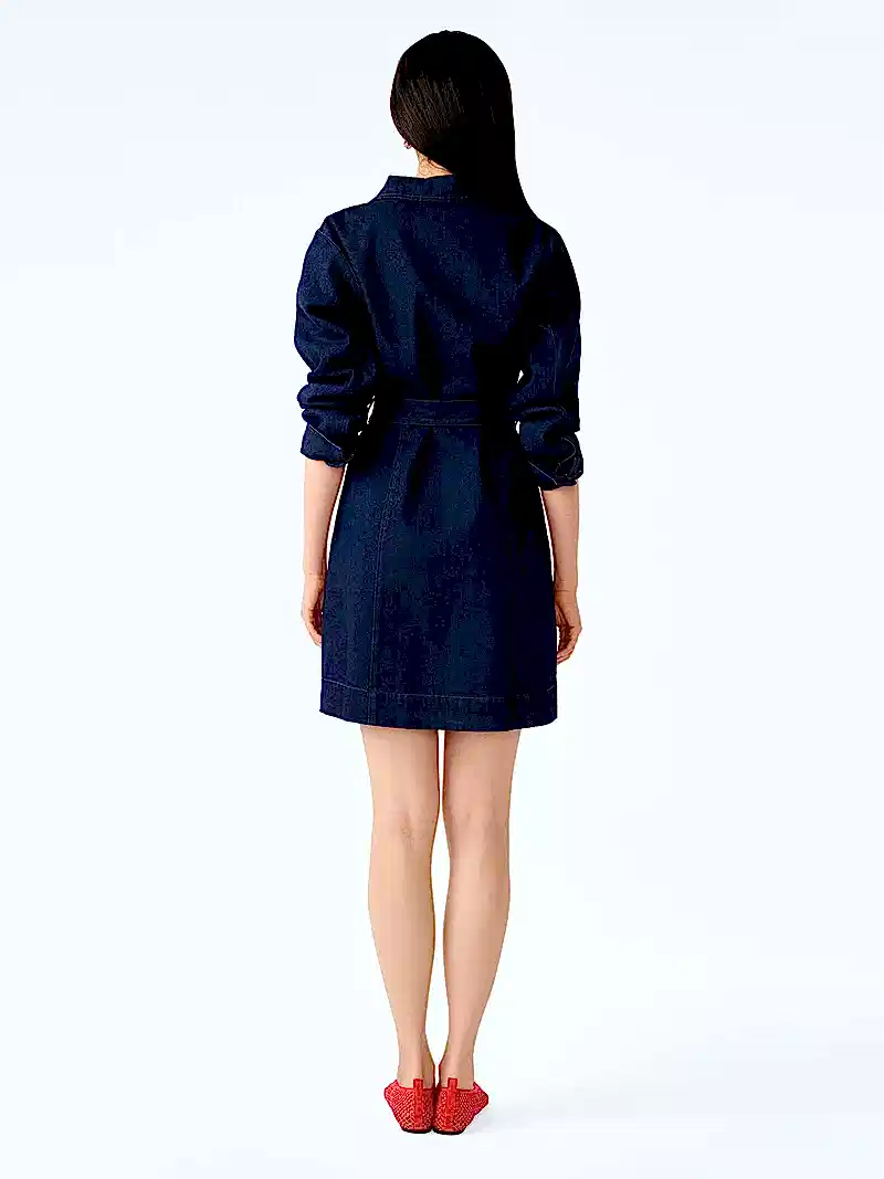 Vera Dress in Indigo