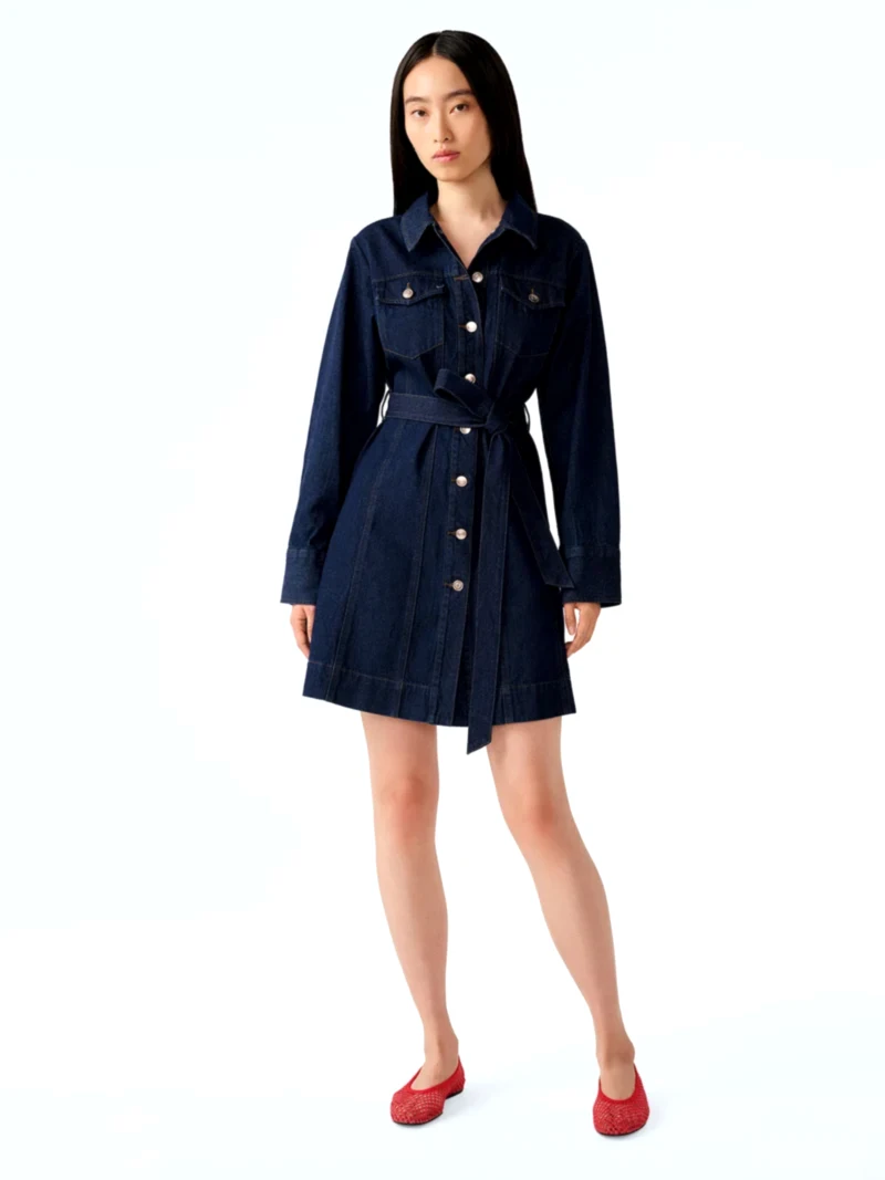 Vera Dress in Indigo