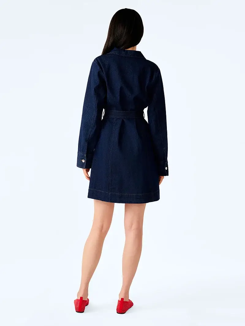 Vera Dress in Indigo